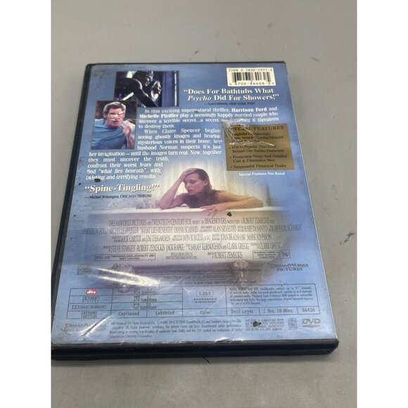 What Lies Beneath DVD English copyright Dreamworks and 29th Century Fox READ - Picture 2 of 3